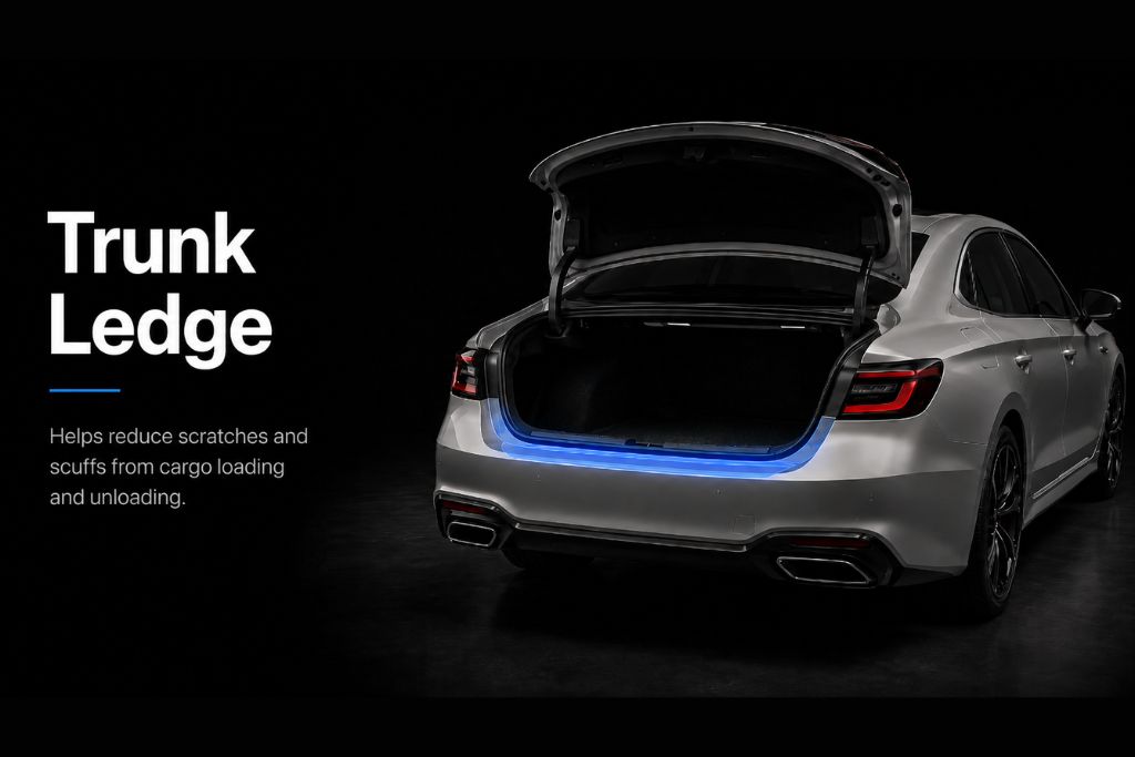 Door cups paint protection film area